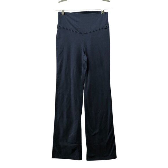 Old Navy Active Extra High Rise Slim Boot-Cut Yoga Pants Womens M Navy Blue - Picture 1 of 9
